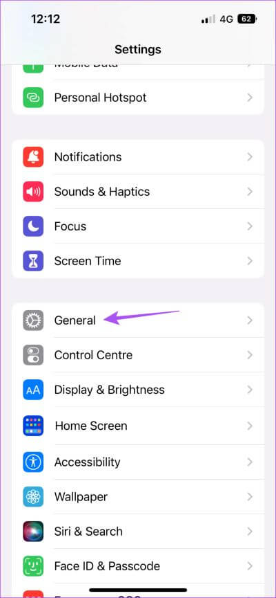 general-settings-iphone-8 8 إصلاحات لعدم تحميل الصور في Slack على iPhone و Android