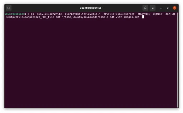 ghostscript-compress-pdf-command-linux.jpeg 8 طرق لضغط مستندات PDF على سطح المكتب والجوال