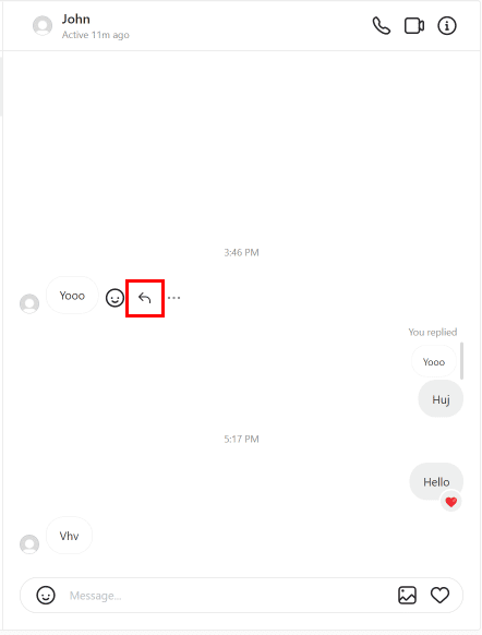 hover-the-arrow-on-the-specific-message-and-click-2 كيفية الرد على الرسالة على Instagram