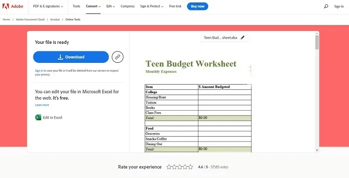 كيفية تحويل ملف PDF إلى جدول بيانات Microsoft Excel - %categories