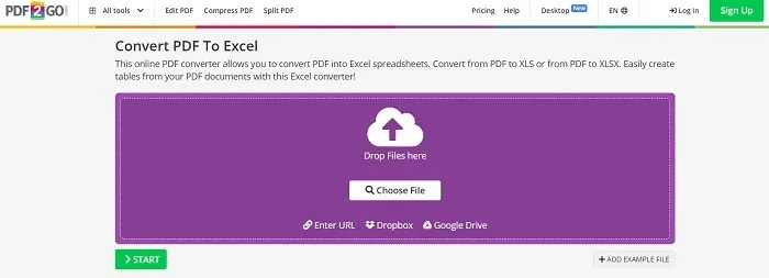 how-to-convert-a-pdf-to-microsoft-excel-spreadsheet-pdf2go.jpg كيفية تحويل ملف PDF إلى جدول بيانات Microsoft Excel