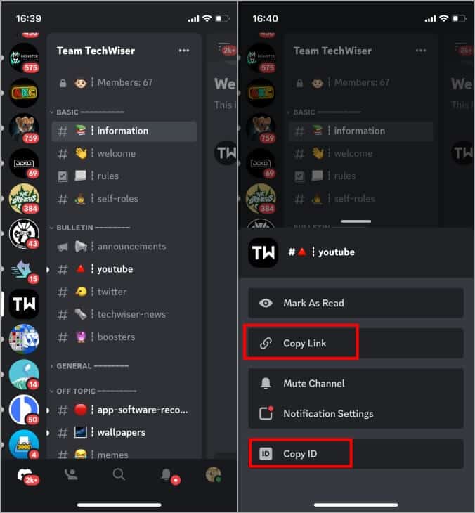 how-to-copy-discord-profile-id-links-7 كيفية نسخ ملف الشخصي والقناة والخادم ومعرف الرسالة والرابط على Discord