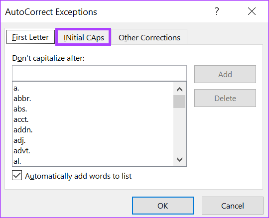 كيفية تمكين وتعطيل الكتابة التلقائية بالأحرف الكبيرة في Microsoft Word - %categories