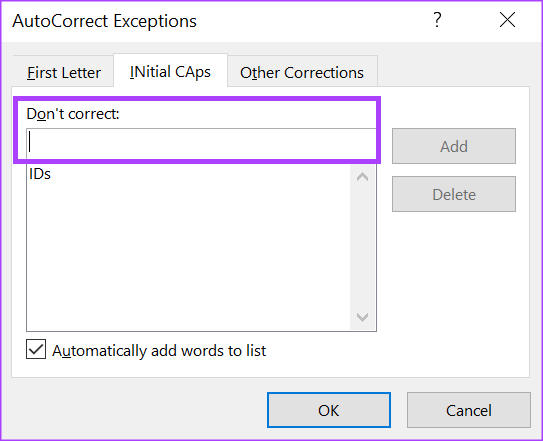 كيفية تمكين وتعطيل الكتابة التلقائية بالأحرف الكبيرة في Microsoft Word - %categories