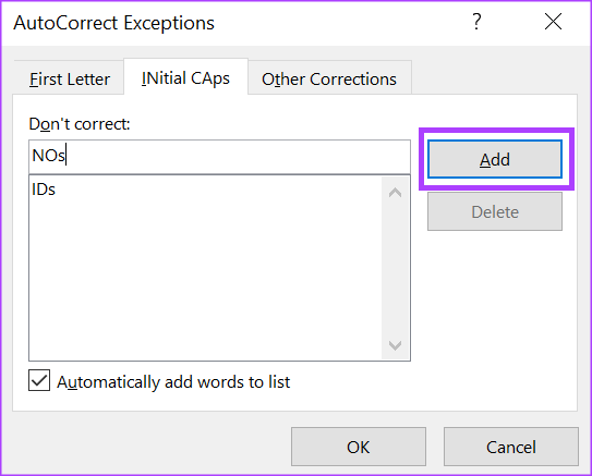 كيفية تمكين وتعطيل الكتابة التلقائية بالأحرف الكبيرة في Microsoft Word - %categories
