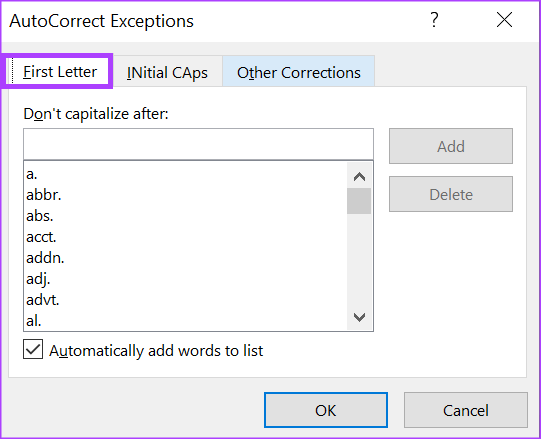 كيفية تمكين وتعطيل الكتابة التلقائية بالأحرف الكبيرة في Microsoft Word - %categories