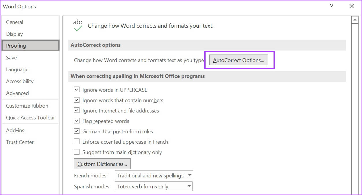 how-to-enable-and-disable-auto-capitalization-in-microsoft-word-7-1 كيفية تمكين وتعطيل الكتابة التلقائية بالأحرف الكبيرة في Microsoft Word