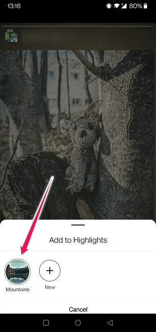 how-to-use-instagram-highlights-add-current-story-to-highlights.jpeg ما هو قسم Instagram Highlights وكيفية استخدامها في ملفك الشخصي