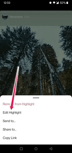 how-to-use-instagram-highlights-edit-highlight.jpeg ما هو قسم Instagram Highlights وكيفية استخدامها في ملفك الشخصي