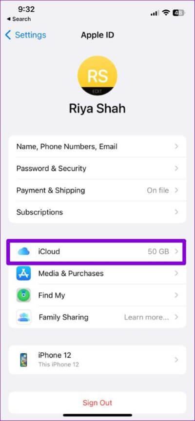 iCloud-Settings-on-iPhone-474x1024-1 أفضل 8 طرق لإصلاح تعذر إكمال خطأ النسخ الاحتياطي لـ WhatsApp على Android و iPhone
