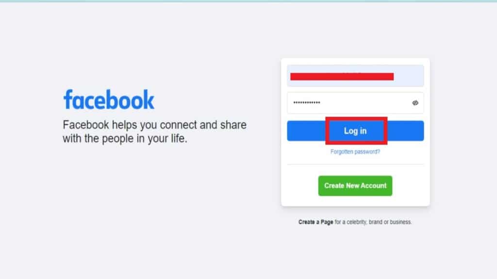 input-your-credential-and-click-on-log-in-1024x575-1 كيفية مشاهدة المنشورات التي أعجبتك على تطبيق Facebook