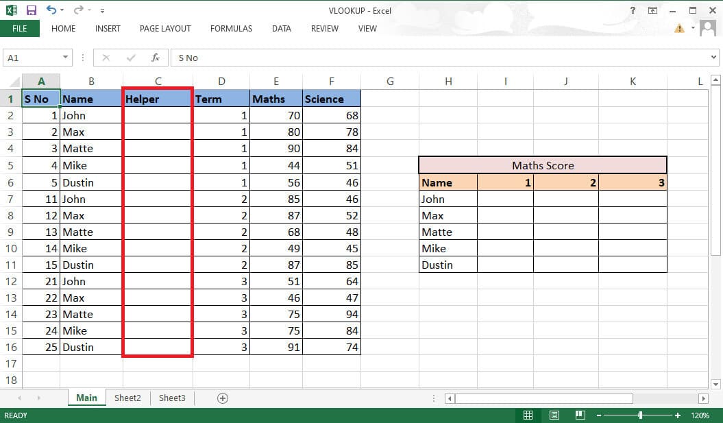 insert-a-new-column-between-the-two-columns-that-y كيفية استخدام VLOOKUP بمعايير متعددة