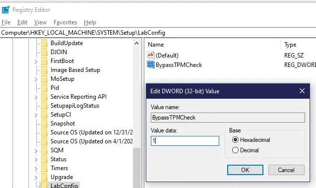 installing-windows-11-on-unsupported-pcs-iso-labconfig-dword-value.jpg كيفية تثبيت Windows 11 على أجهزة الكمبيوتر غير المدعومة (ولماذا لا يجب عليك ذلك)