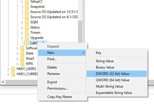 installing-windows-11-on-unsupported-pcs-iso-labconfig-dword.jpg كيفية تثبيت Windows 11 على أجهزة الكمبيوتر غير المدعومة (ولماذا لا يجب عليك ذلك)