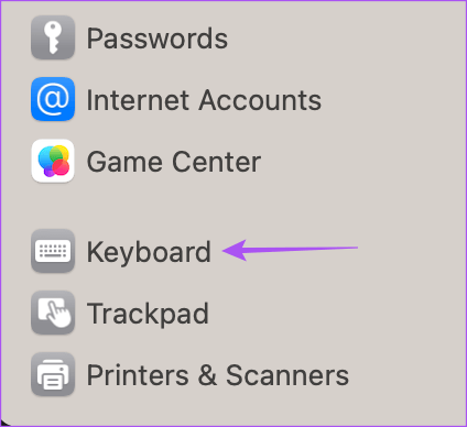 keyboard-settings-mac-1 أفضل 7 إصلاحات لعدم عمل مسجل الشاشة على نظام Mac