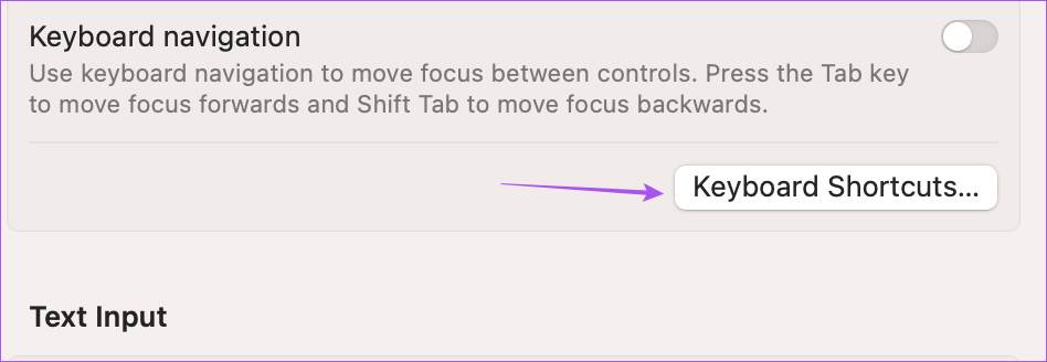 keyboard-shortcuts-settings-mac أفضل 7 إصلاحات لعدم عمل مسجل الشاشة على نظام Mac