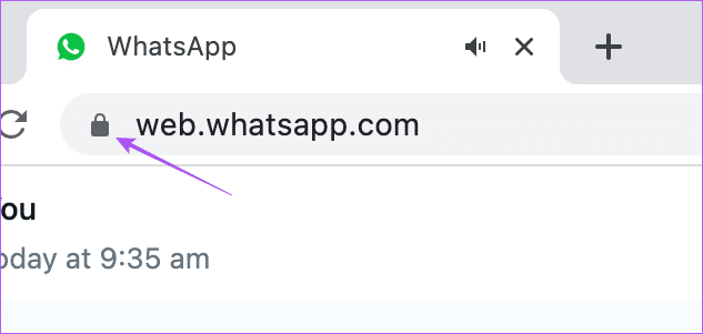 lock-icon-whatsapp-web-chrome أفضل 5 إصلاحات لعدم وجود صوت في WhatsApp للويب على Mac و Windows
