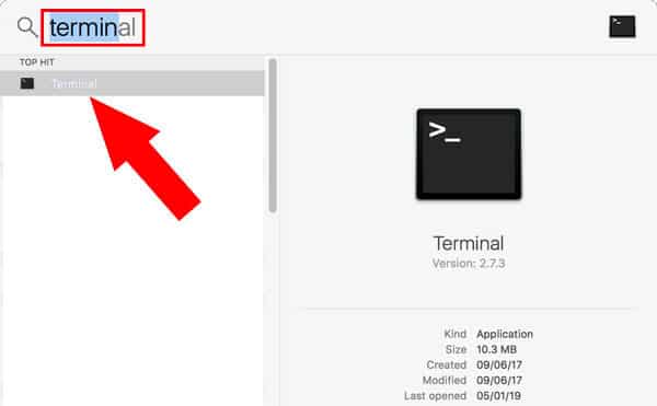 mac_terminal كيفية إعادة تعيين TCP / IP في أنظمة التشغيل Windows و Linux و macOS