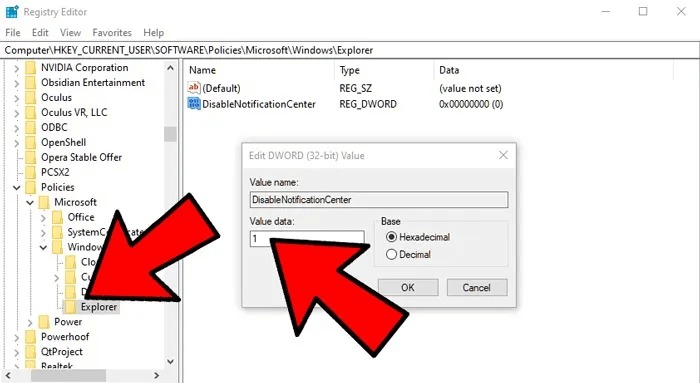 make-windows-10-look-like-windows-7-disablenotificationcenter.jpg كيفية جعل Windows 10 يبدو مثل Windows 7