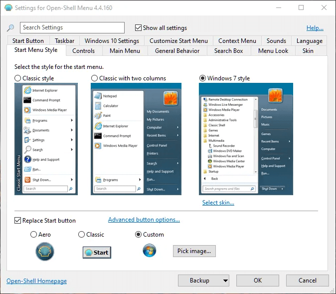make-windows-10-look-like-windows-7-replace-start-icon-1.png كيفية جعل Windows 10 يبدو مثل Windows 7