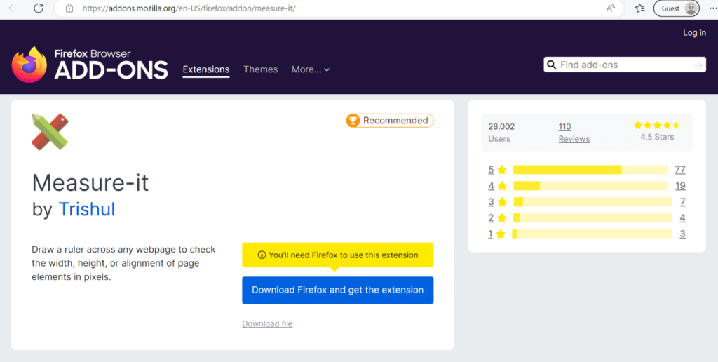measure-it-firefox-extension-1024x516-1 أفضل 26 إضافة لمتصفح Firefox للمطورين والمصممين