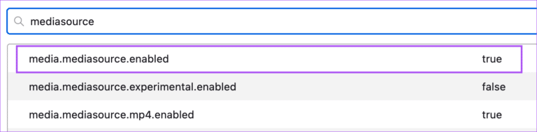 media-source-value-true-firefox-768x190-1 أفضل 8 إصلاحات لعدم عمل YouTube في Firefox على Mac