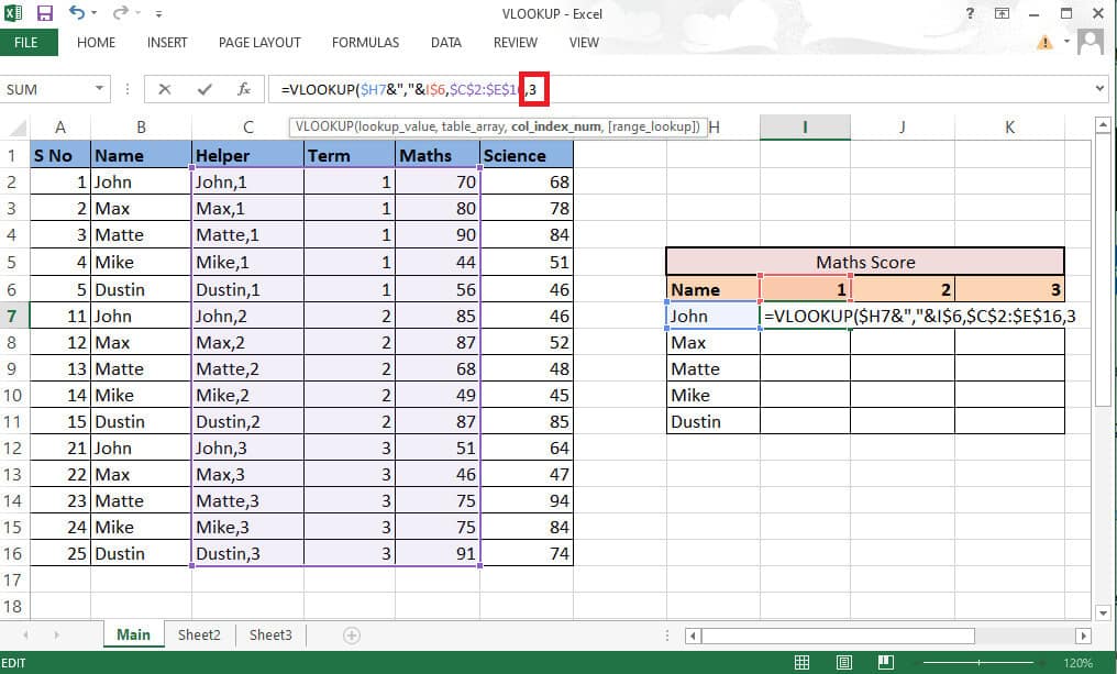 mention-the-column-number-from-the-table-array-whi كيفية استخدام VLOOKUP بمعايير متعددة
