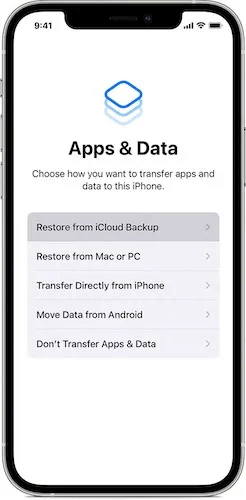 move-data-new-iphone-icloud-transfer.jpg كيفية نقل البيانات إلى جهاز iPhone أو iPad جديد