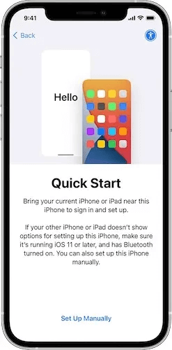 move-data-new-iphone-quick-start.jpg كيفية نقل البيانات إلى جهاز iPhone أو iPad جديد
