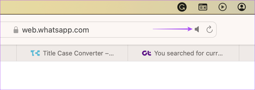 muted-audio-whatsapp-web-safari أفضل 5 إصلاحات لعدم وجود صوت في WhatsApp للويب على Mac و Windows