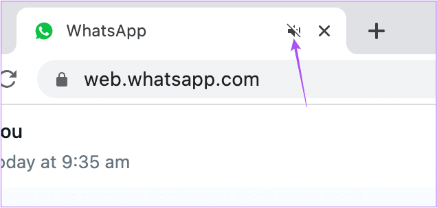 muted-tab-whatsapp-web-chrome أفضل 5 إصلاحات لعدم وجود صوت في WhatsApp للويب على Mac و Windows