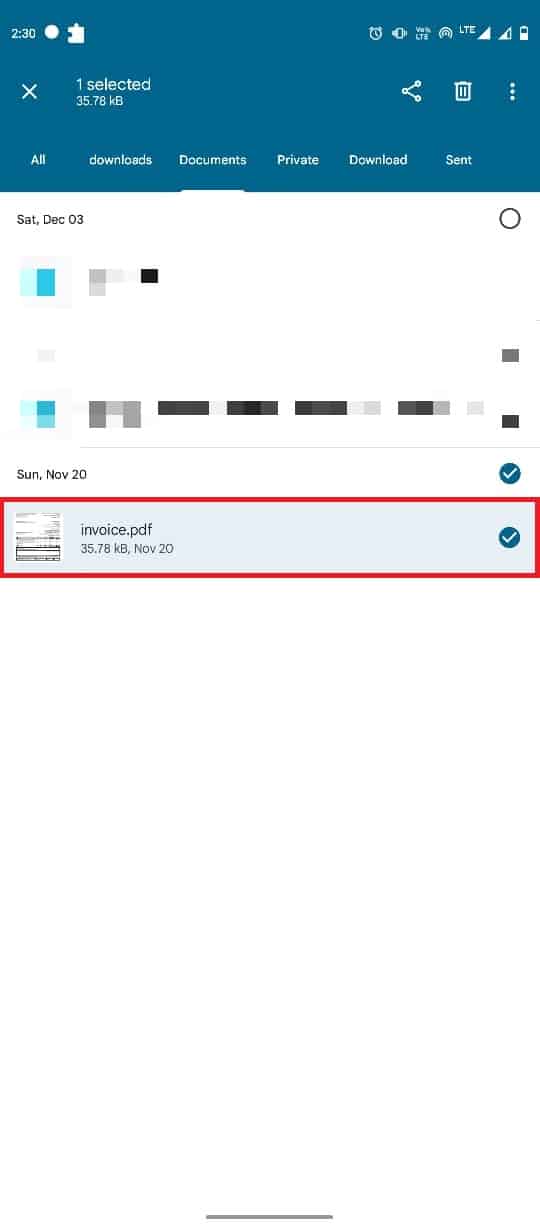 navigate-to-the-problematic-file إصلاح تنسيق ملف WhatsApp غير مدعوم على Android