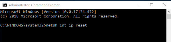 netsh_command كيفية إعادة تعيين TCP / IP في أنظمة التشغيل Windows و Linux و macOS