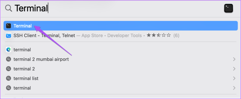 open-terminal-on-mac-768x316-2 أفضل 7 إصلاحات لعدم قدرة على تفريغ سلة المهملات على Mac