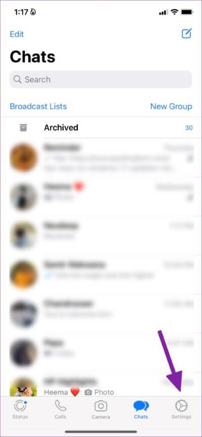 open-whatsapp-settings-5-473x1024-1 أفضل 5 إصلاحات لعدم عمل معرف الوجه Face ID في WhatsApp على iPhone