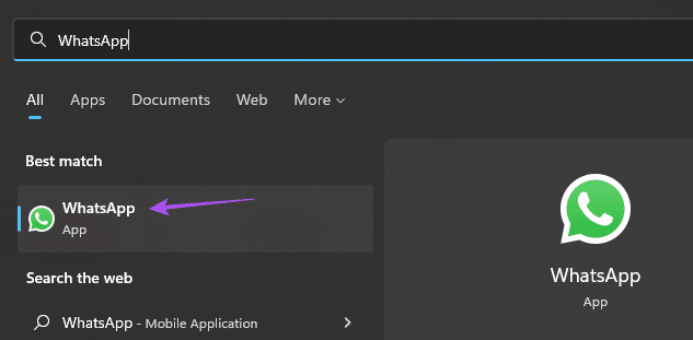 open-whatsapp-windows-11 أفضل 5 إصلاحات لعدم عمل الميكروفون في WhatsApp على Windows 11