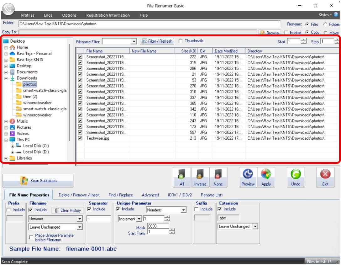 opening-file-location-on-file-renamker 4 طرق لإعادة تسمية ملفات متعددة مرة واحدة على Windows 10 و 11