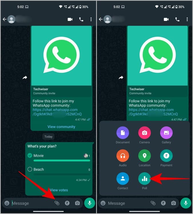 كيفية إنشاء استطلاع على WhatsApp للجوال وسطح المكتب والويب - %categories