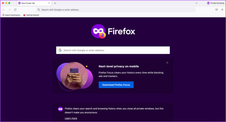 private-window-firefox-768x416-1 أفضل 8 إصلاحات لعدم عمل YouTube في Firefox على Mac