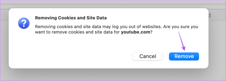 remove-cookies-and-site-data-firefox-768x276-1 أفضل 8 إصلاحات لعدم عمل YouTube في Firefox على Mac