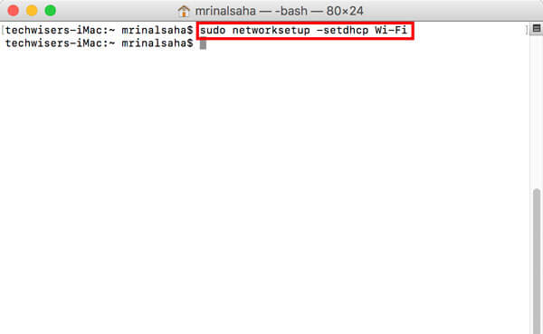 renewDhcp-1 كيفية إعادة تعيين TCP / IP في أنظمة التشغيل Windows و Linux و macOS