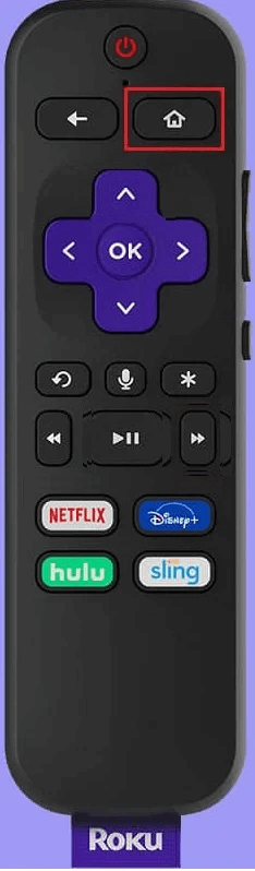 roku-remote-home-button كيفية إلغاء اشتراك Acorn TV