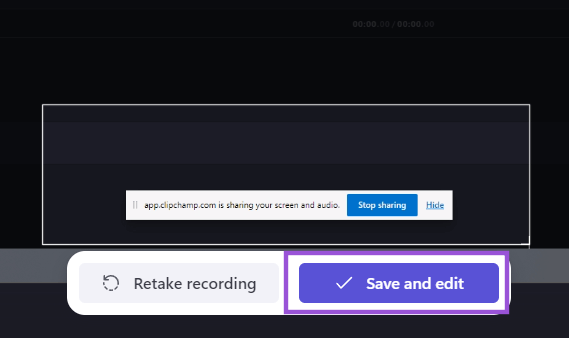 save-and-edit-clipchamp-screen-recording أفضل 4 طرق لتسجيل الشاشة بدون Xbox Game Bar على Windows 11
