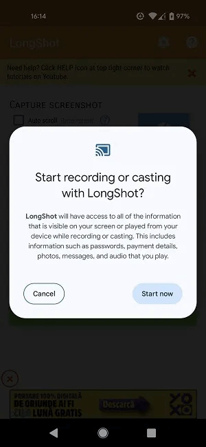 scrolling-screenshots-android-longshot-screen-recoding.jpg كيفية التقاط لقطة شاشة قابلة للتمرير على Android