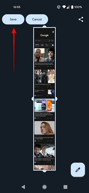 scrolling-screenshots-android-native-feature-edit.jpg كيفية التقاط لقطة شاشة قابلة للتمرير على Android