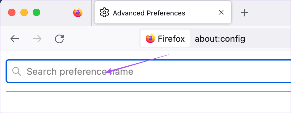 search-preference-name-advanced-settings-firefoc أفضل 8 إصلاحات لعدم عمل YouTube في Firefox على Mac