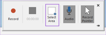 select-area-screen-recording-powerpoint-windows أفضل 4 طرق لتسجيل الشاشة بدون Xbox Game Bar على Windows 11