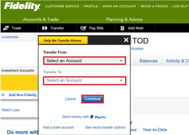 كيفية إغلاق حساب Fidelity - %categories