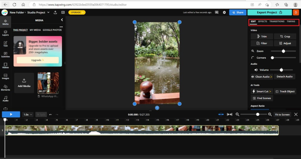 select-the-editing-options-to-edit-the-video-1024x540-1 كيفة الحصول وضع ملء الشاشة في مقاطع فيديو Instagram
