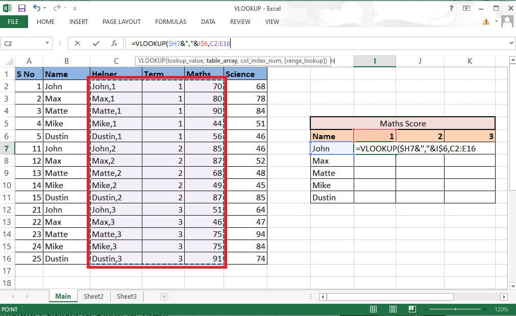 كيفية استخدام VLOOKUP بمعايير متعددة - %categories